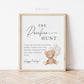 Pacifier Hunt Baby Shower Game Sign, Teddy Bear with Beige Balloons, Boy Girl Baby Shower, Sprinkle, We Can Bearly Wait, Template Download