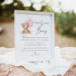 Bear Bundle of 20+ Baby Shower Signs . Teddy with Pink Balloons, Girl Baby Shower, We Can Bearly Wait, Editable Template Download Templett