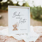 Books and Gifts Baby Shower Sign, Teddy Bear Beige Balloons, Girl Boy Baby Shower Sprinkle, We Can Bearly Wait, Template Download TEMPLETT