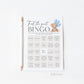 Find the Guest Bingo Baby Shower Game, Bear with Blue Bow Balloons, Boy Teddy Bear, We Can Bearly Wait, Editable Template Download TEMPLETT