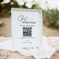 Got Photos? Wedding Reception QR Code Sign . Share the Love Photos Printable Template . Greenery and Gold . Instant Download Templett G2-T