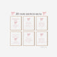 Pink Bow Bundle of 30+ Baby Shower Signs, Girl Baby Shower Game Signs, Table Signs, Baby Sprinkle, Editable Template Download TEMPLETT