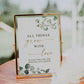 All Things Grow with Love Please Take One and Watch Love Grow Printable . Greenery and Gold . Baby Bridal Shower Wedding Favors Sign . G2