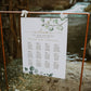 Seating Chart Wedding Printable Sign . Find Your Seat . Wedding Welcome Seating Plan . Greenery and Gold . Digital Download PDF or JPEG . G2