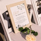 Until We Meet Again PERSONALIZED Memorial Printable Sign . In Loving Memory Wedding Memorial Photo Table Sign . Greenery and Gold G2
