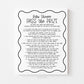 Pass the Prize Baby Shower Game . Pass the Poem . Boy Girl Neutral . Kraft + Black & White . Printable 8.5x11 Instant Digital Download . K4