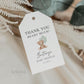 Bear Baby Shower Thank You Favor Tags Template . Sage Green Balloons Tag Sticker Label . Personalized Editable PRINTABLE Templett Download