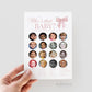 Who's That Celebrity Baby Pink Bow Baby Shower Photo Game, Girl Baby Shower Sprinkle, Editable Template Digital Download TEMPLETT