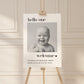 Kids Birthday Welcome Sign, Hello Photo Sign, Boy or Girl First Second Third Fourth Fifth, Editable Template Digital Download TEMPLETT