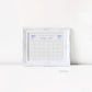 Blue Bow Guess the Due Date Calendar Boy Baby Shower Game Sign, Guess the Arrival Date, Bow Shower Decor, Template Instant Download TEMPLETT