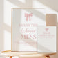 Guess the Sweet Mess Pink Bow Baby Shower Game, Guess the Chocolate Candy Bar Diaper, Girl Baby, Editable Template Digital Download TEMPLETT
