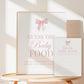 Guess the Baby Food Pink Bow Baby Shower Game, Guess the Baby Food Jar Game, Girl Baby Sprinkle, Editable Template Digital Download TEMPLETT