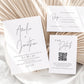 Wedding Invitation Template Suite with RSVP, Details, QR Code . Minimalist Modern Wedding Set . Editable Instant Download . Templett PENNY