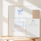 Guess the Baby Food Blue Bow Baby Shower Game, Guess the Baby Food Jar Game, Boy Baby Sprinkle, Editable Template Digital Download TEMPLETT