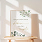 Advice for the Couple Sign and Card, Greenery, Personalized Bridal Shower Wedding Game, PRINTABLE Editable Template Download Templett G2-T
