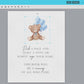 Pick a Page and Leave a Note Memory Baby Shower Guestbook Sign, Bear with Blue Balloons, Boy Baby Shower, Baby Sprinkle, Template Download