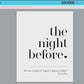 The Night Before Rehearsal Dinner Welcome Sign . Minimalist Wedding Welcome Template . PRINTABLE Editable Poster . Instant Download Templett