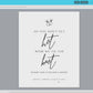 So You Don't Get Hot While We Tie the Knot Please Take a Fan Template . Wedding Minimalist PRINTABLE Editable Instant Download Templett M2-T