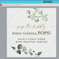 Pop the Bubbly When She Pops Tags Stickers . Personalized Champagne Baby Shower Favors . Editable PRINTABLE Templett Instant Download G2-T