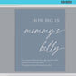 How Big is Mommy's Belly Boho Baby Shower Games Printable Sign . Blue Boy Minimalist . Editable Template . Instant Download Templett
