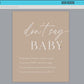 Don't Say Baby Boho Baby Shower Games Printable Sign . Beige Brown Boy Girl Minimalist . Editable Template . Instant Download Templett