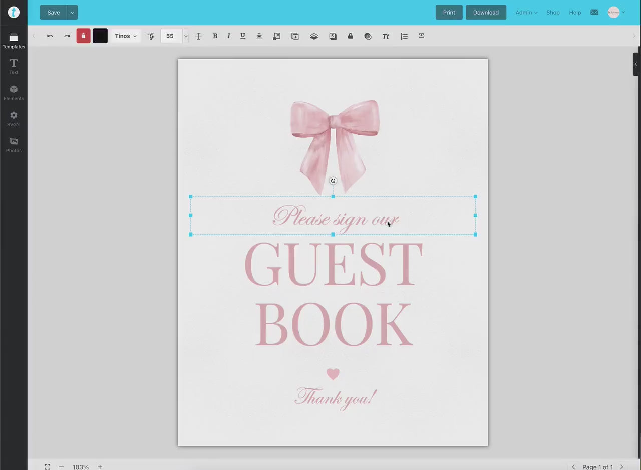 Guest Book Pink Bow Baby Shower Table Sign, Guestbook Girl Baby Sprinkle, First Birthday, Editable Template Digital Download TEMPLETT